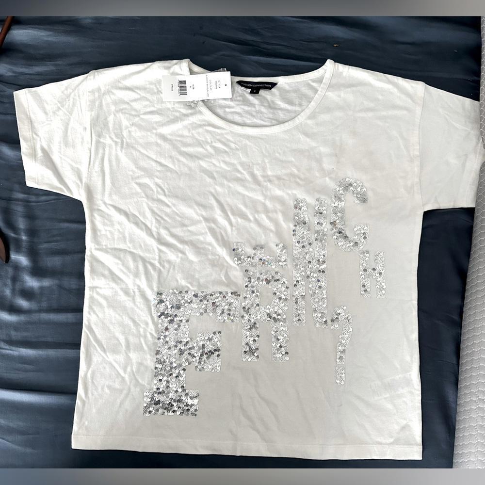 French connection embellished new with tags french tee